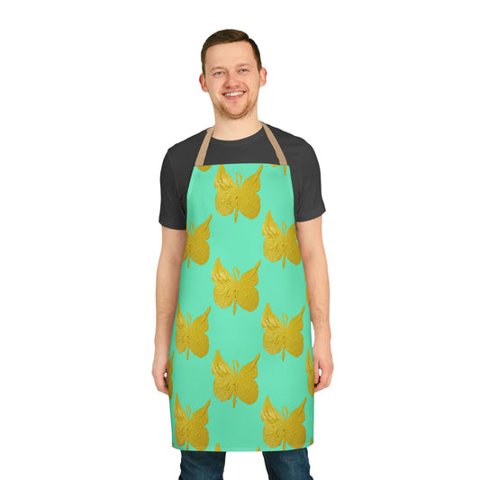YELLOW BUTTERFLY APRON