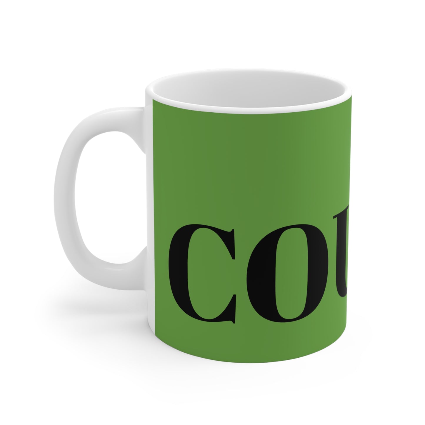 GREEN AND BLACK COUSIN MUG