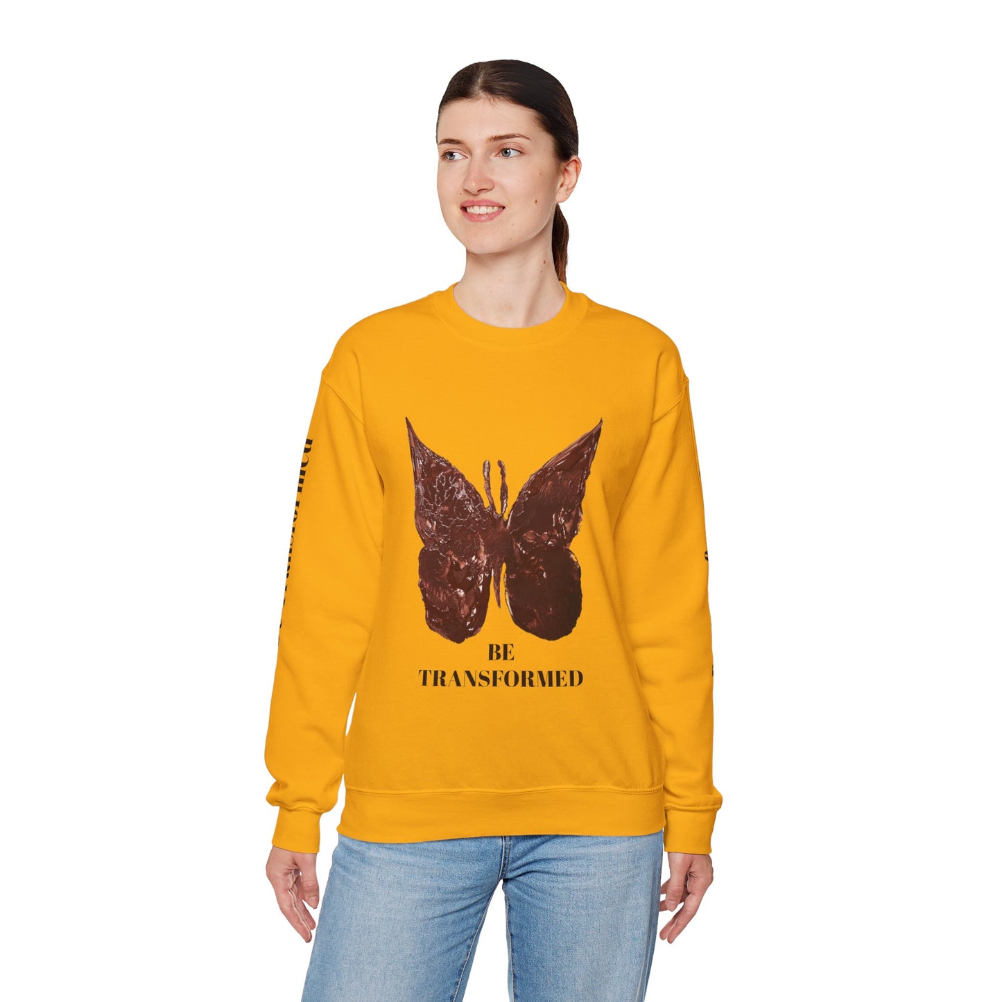 BE TRANSFORMED CREWNECK SWEATSHIRT