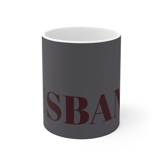 DARK GREY HUSBAND MUG