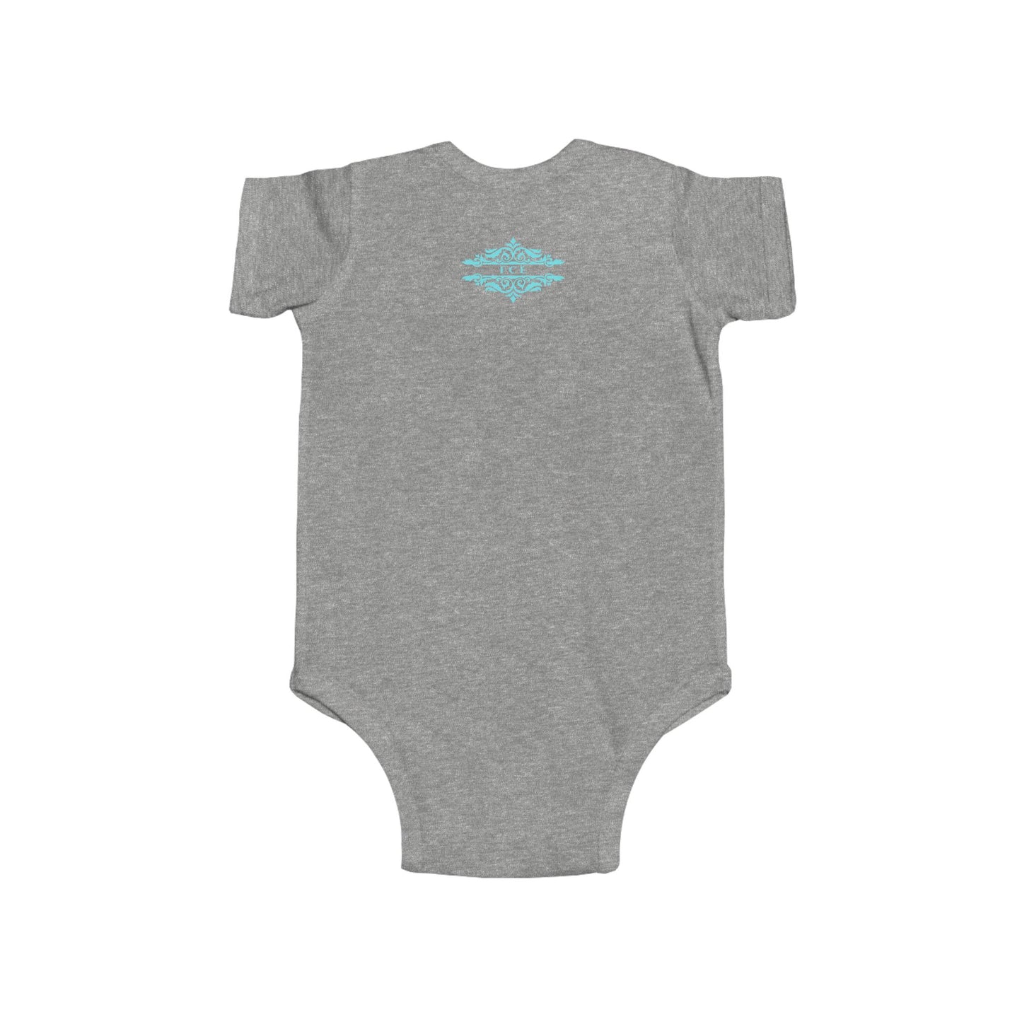 BLUE HEART INFANT BODYSUIT