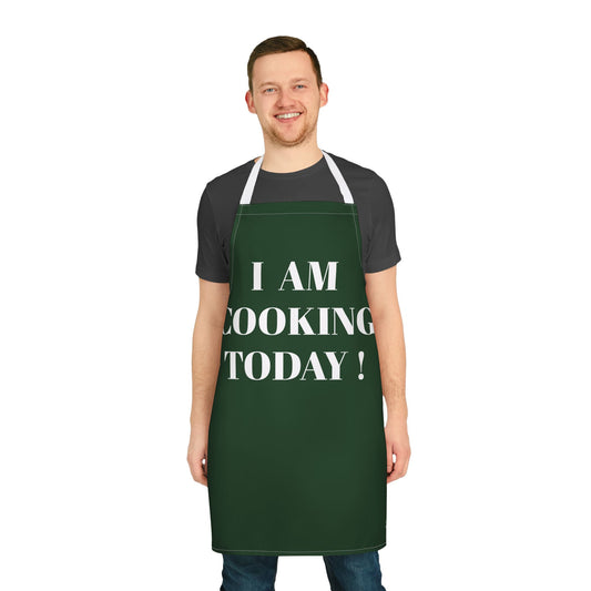 DARK GREEN APRON