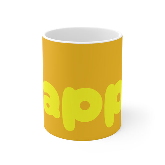 YELLOW IS SO HAPPY MUG