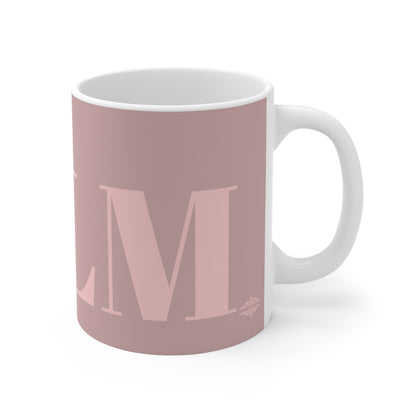 DUSTY PINK ON PINK CALM MUG