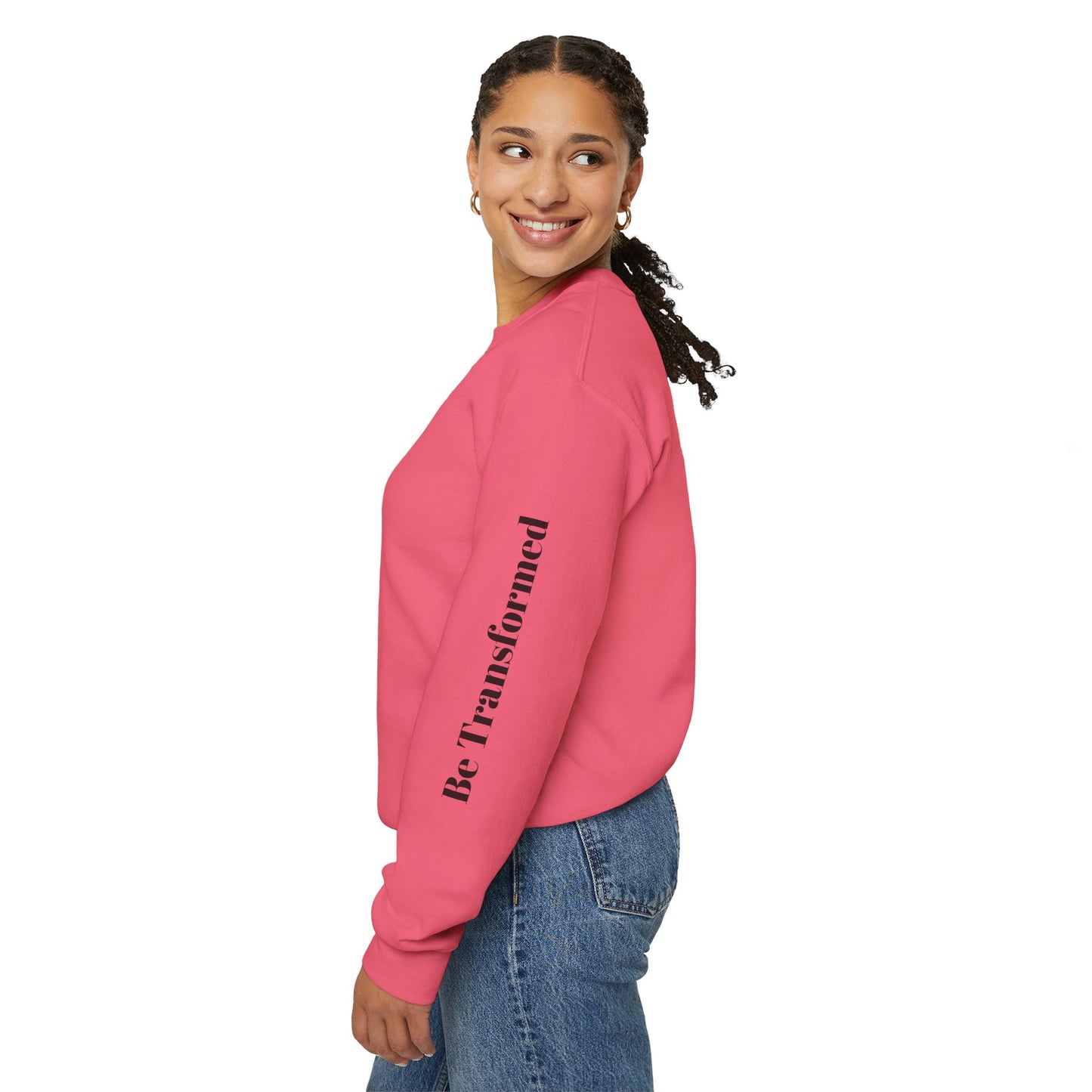BE TRANSFORMED CREWNECK SWEATSHIRT