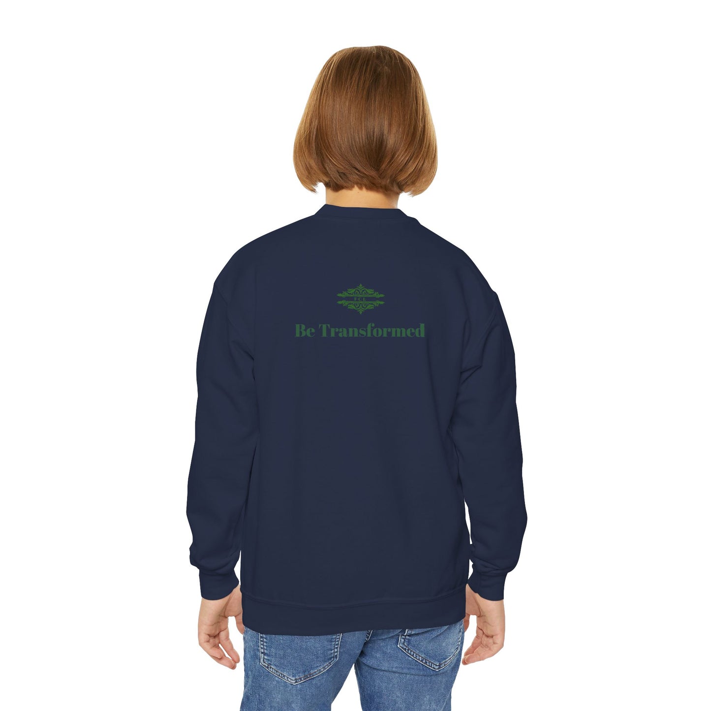 YOUTH BUTTERFLY 'BE TRANSFORMED' INSPIRATIONAL SHIRT