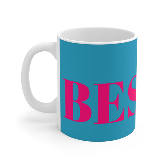 BRIGHT BLUE BESTIE MUG