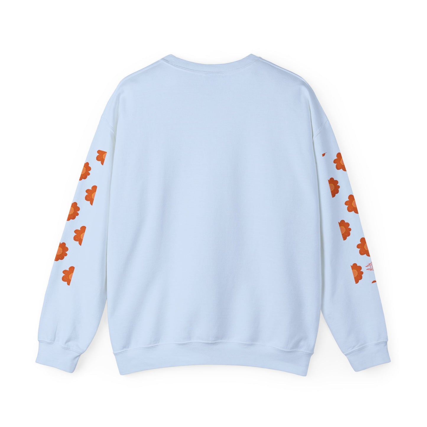 ORANGE FLOWERS SWEATSHIRT