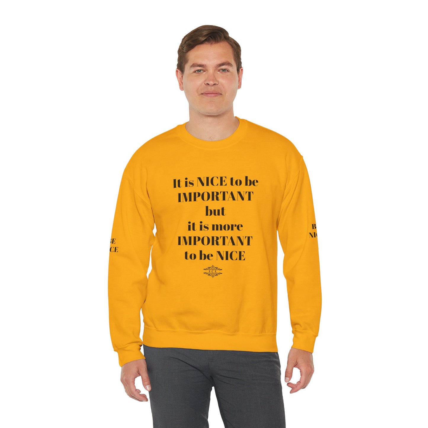 IT IS IMPORTANT CREWNECK SWEATSHIRT