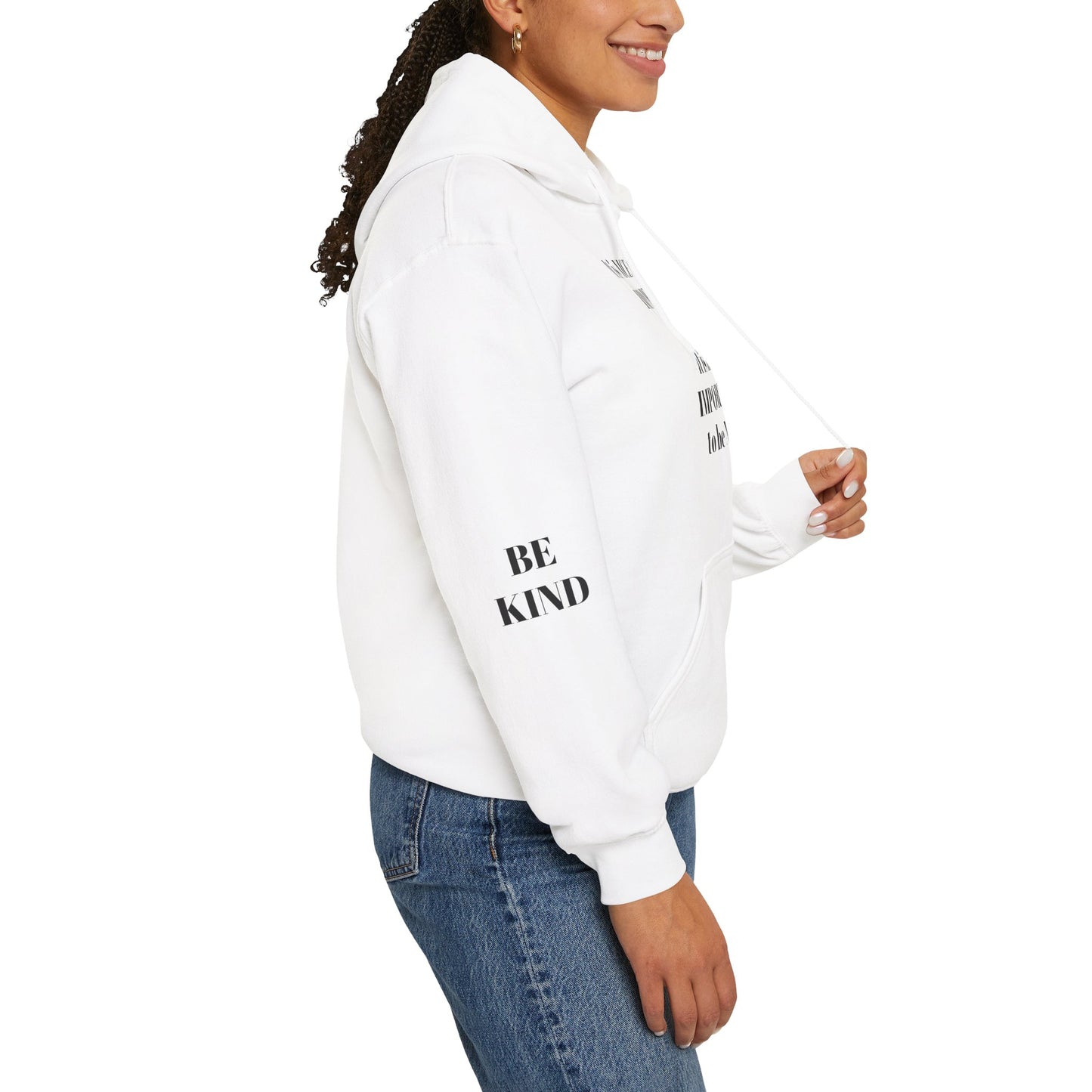 BE NICE HOODED SWEATSHIRT