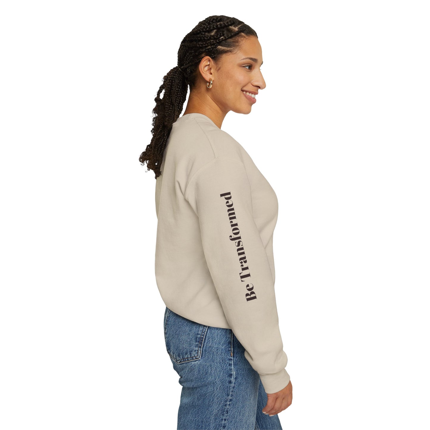 BE TRANSFORMED CREWNECK SWEATSHIRT