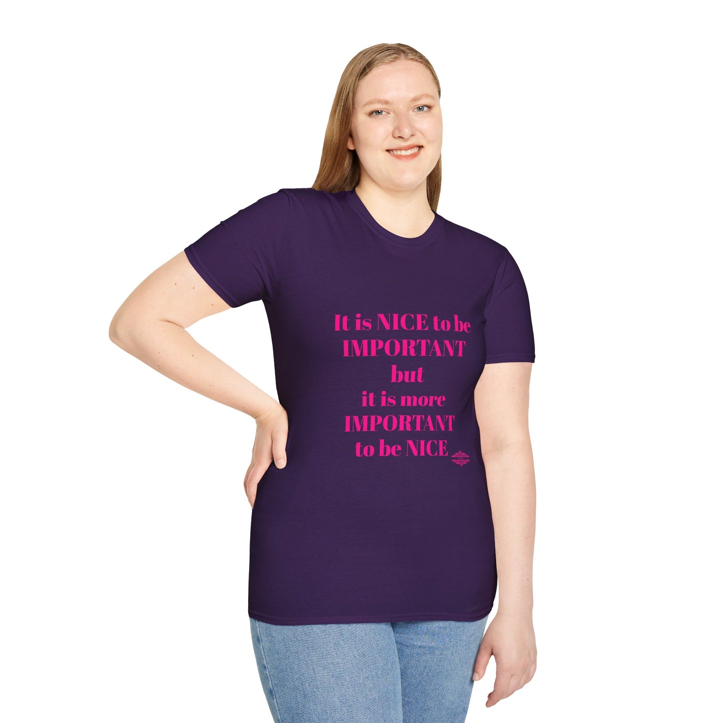 INSPIRATIONAL QUOTE BE NICE TEE