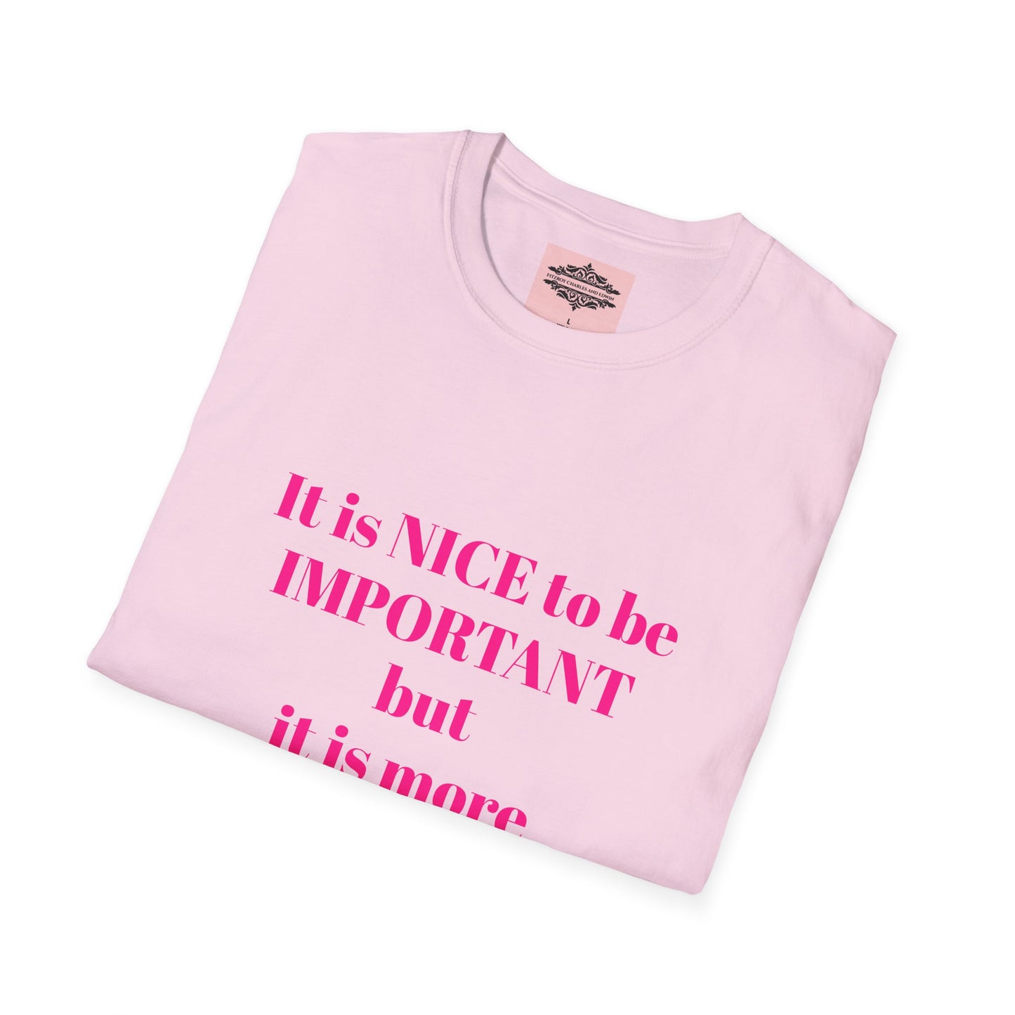 INSPIRATIONAL QUOTE BE NICE TEE