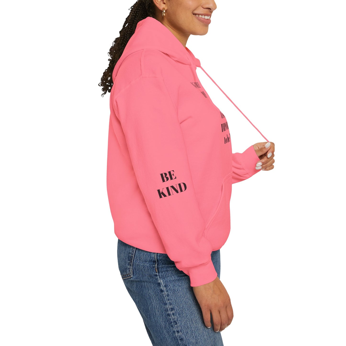 BE NICE HOODED SWEATSHIRT