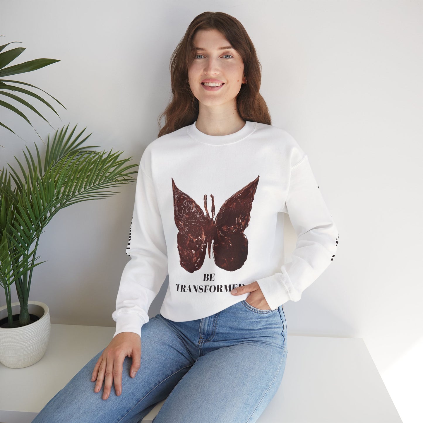 BE TRANSFORMED CREWNECK SWEATSHIRT