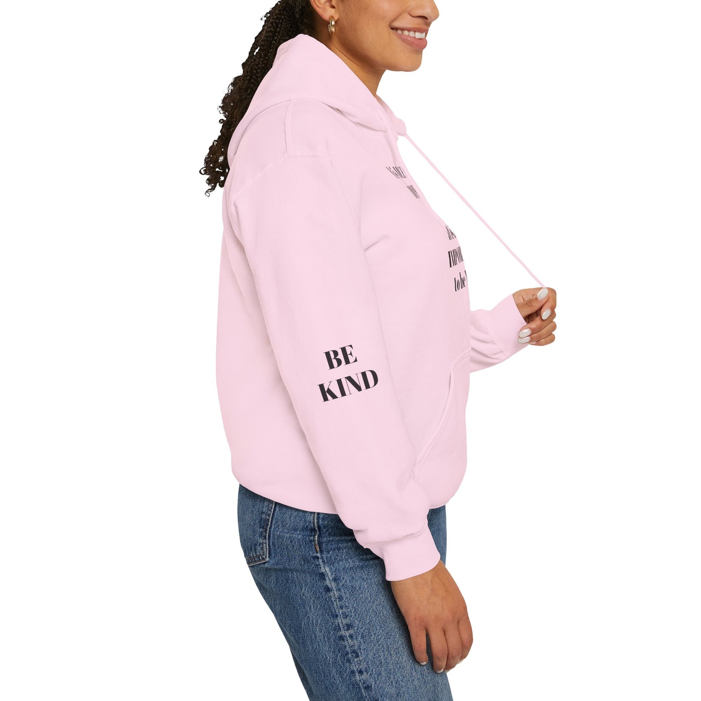 BE NICE HOODED SWEATSHIRT