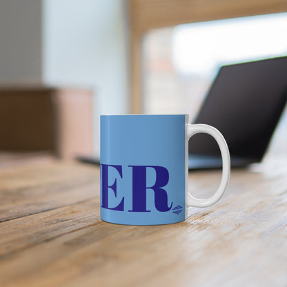 BLUE AND BLUE SISTER MUG