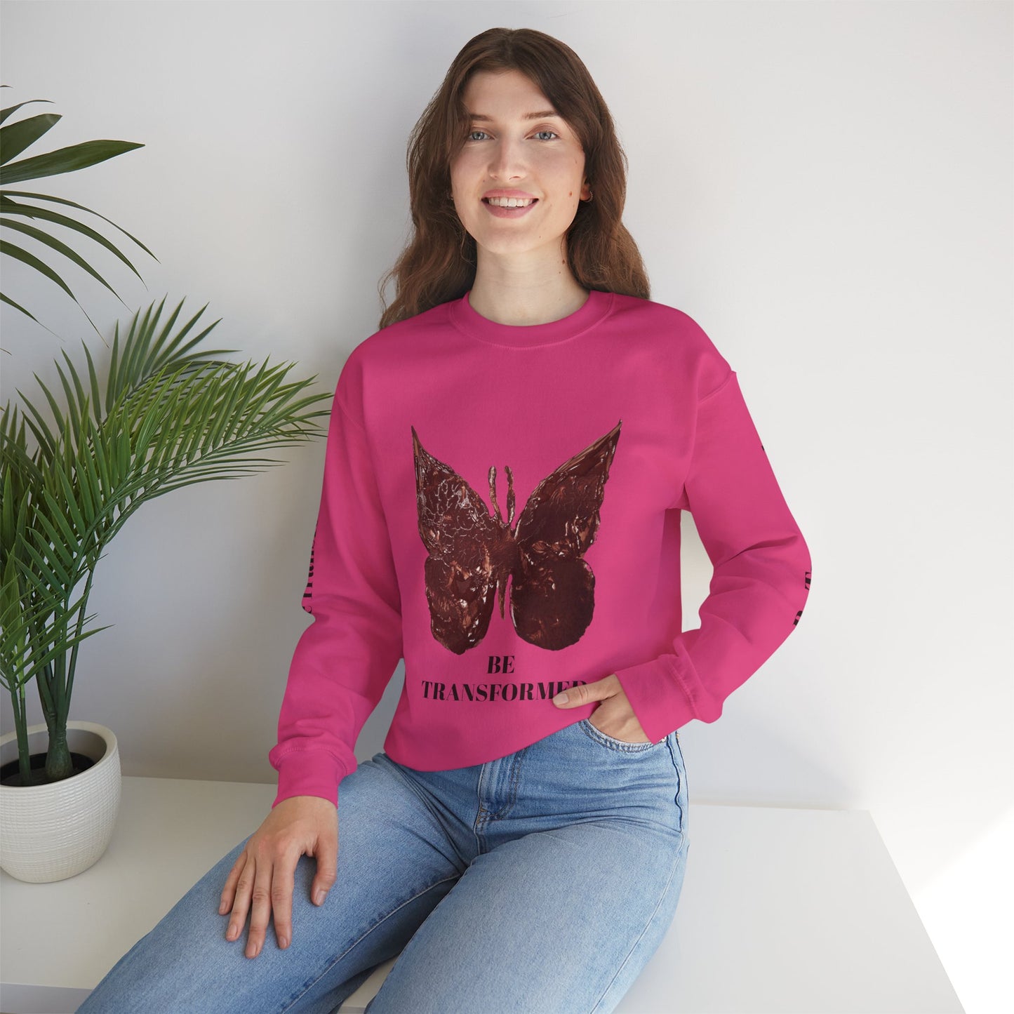 BE TRANSFORMED CREWNECK SWEATSHIRT