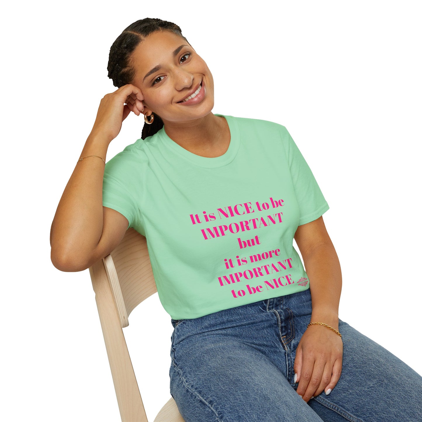 INSPIRATIONAL QUOTE BE NICE TEE