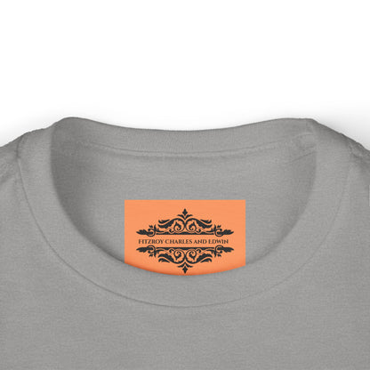 BIG ORANGE FLOWER TODDLER LONG SLEEVE TEE