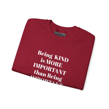 BE KIND CREWNECK SWEATSHIRT