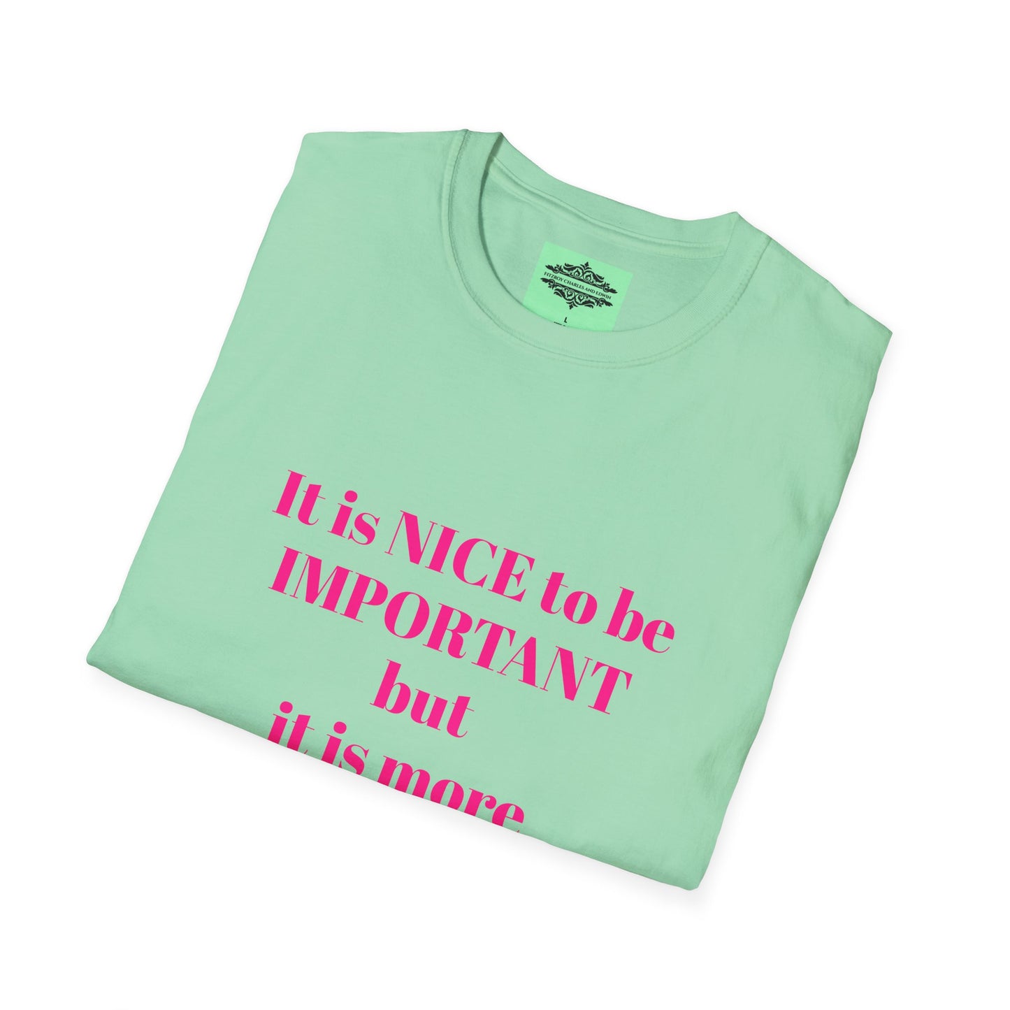 INSPIRATIONAL QUOTE BE NICE TEE