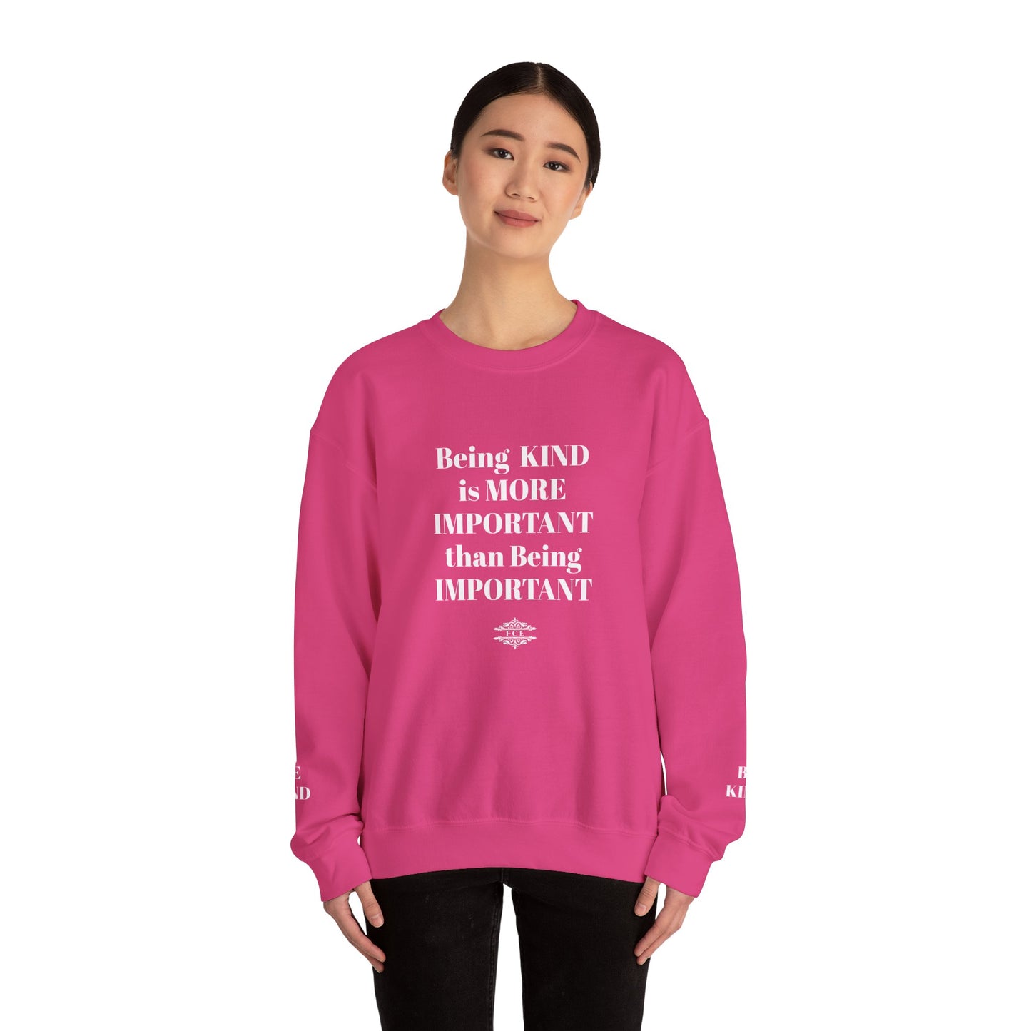 BE KIND CREWNECK SWEATSHIRT