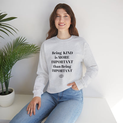 BE KIND CREWNECK SWEATSHIRT