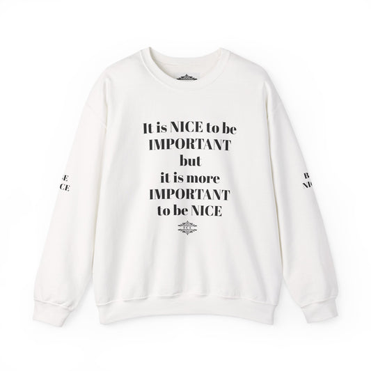 IT IS IMPORTANT CREWNECK SWEATSHIRT