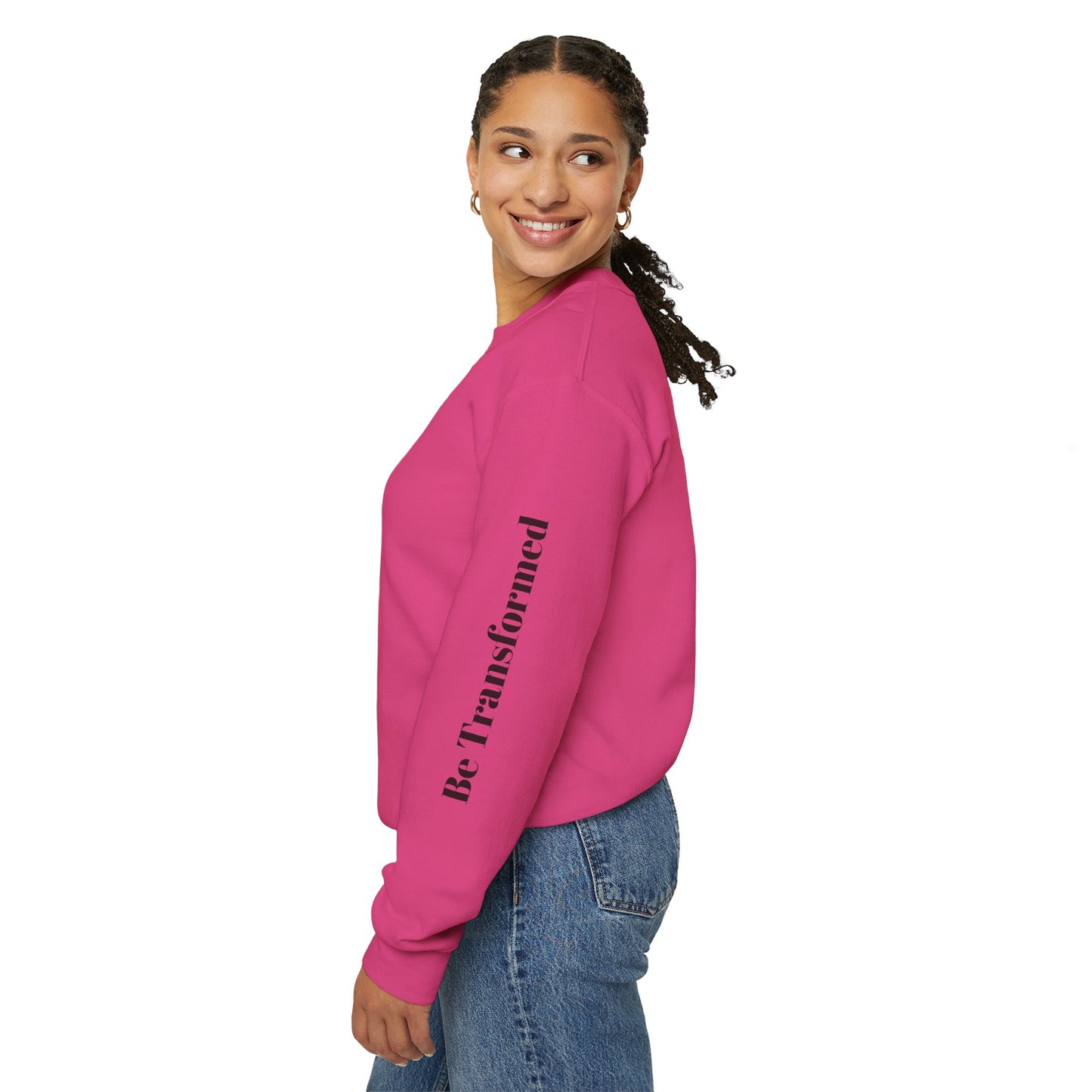 BE TRANSFORMED CREWNECK SWEATSHIRT