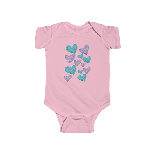 ADORABLE HEARTS INFANT BODYSUIT
