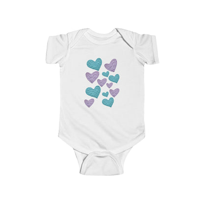 ADORABLE HEARTS INFANT BODYSUIT