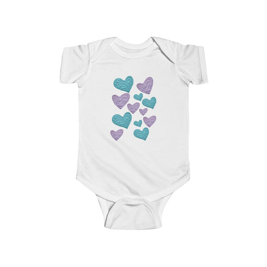ADORABLE HEARTS INFANT BODYSUIT