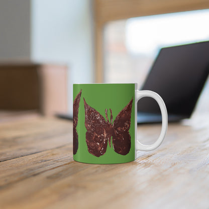 BROWN PAPILLON MUG