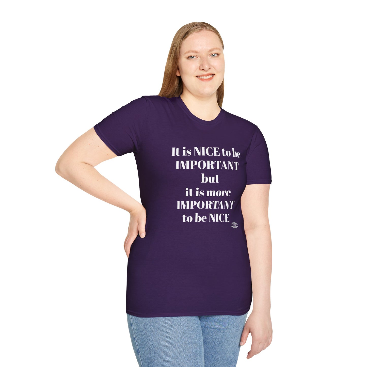 IT IS NICE TO BE IMPORTANT