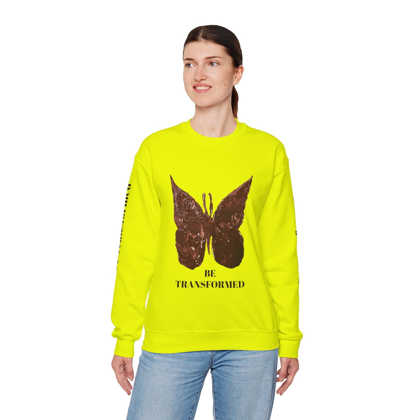 BE TRANSFORMED CREWNECK SWEATSHIRT