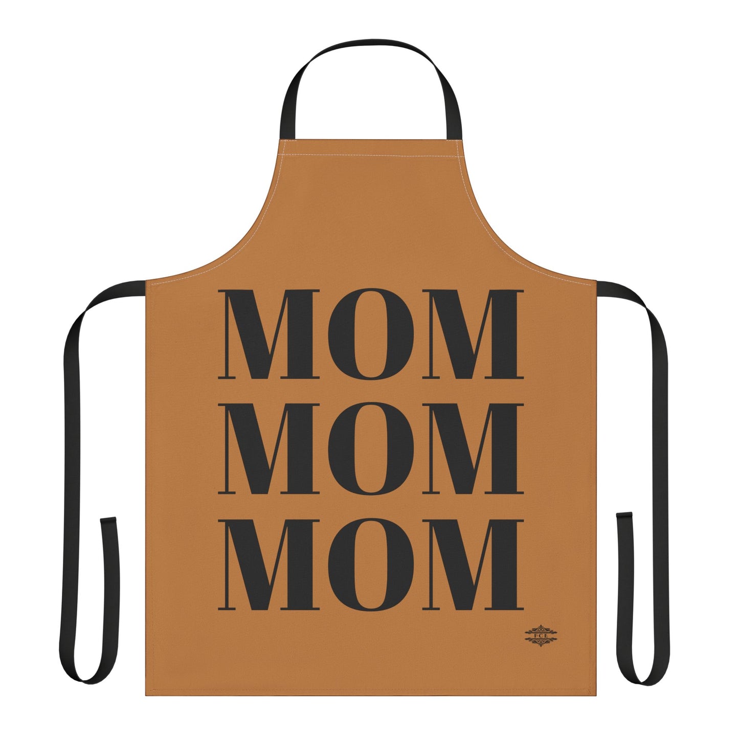 MOM MOM MOM BEIGE APRON