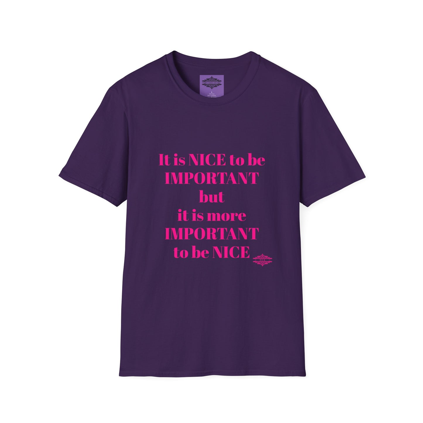 INSPIRATIONAL QUOTE BE NICE TEE