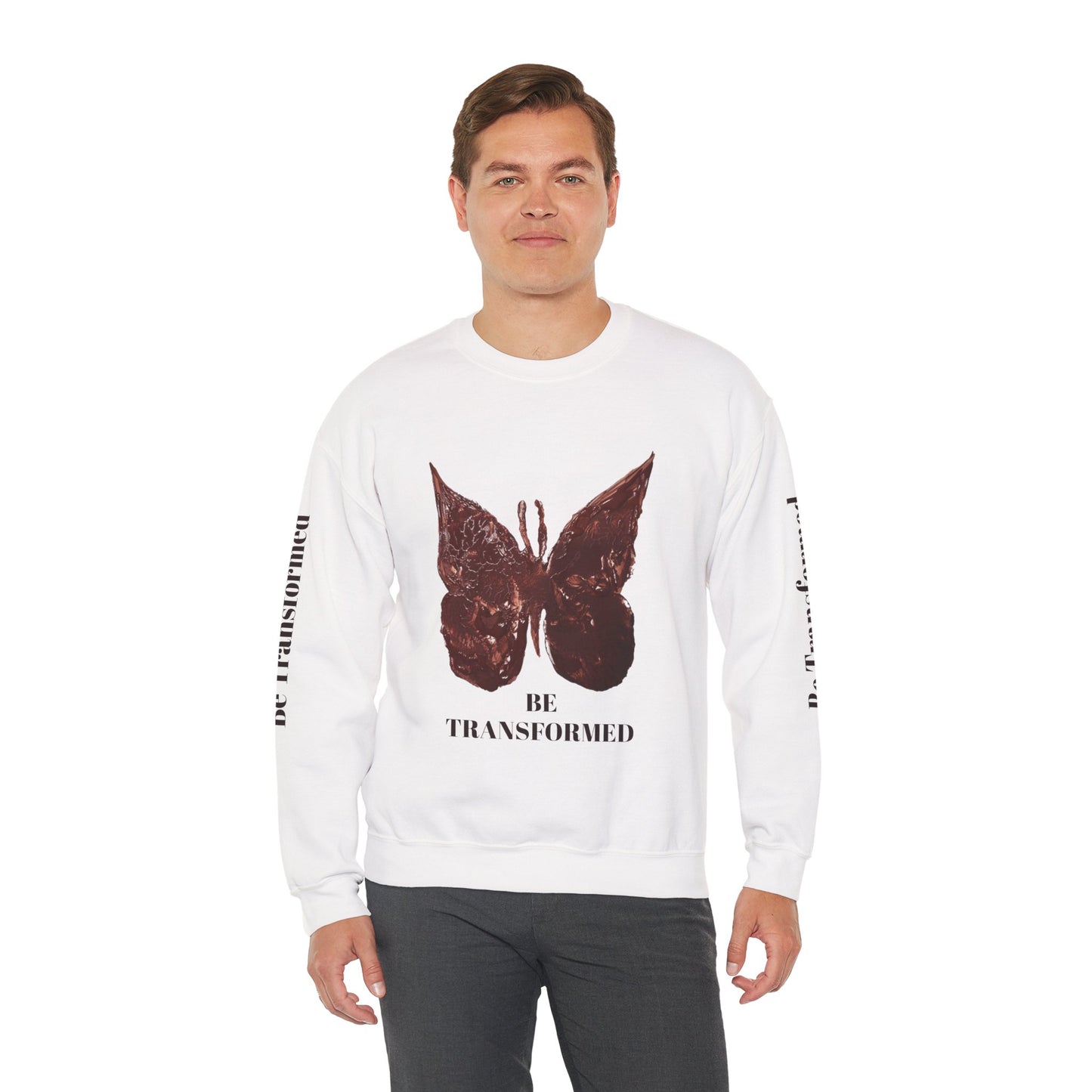 BE TRANSFORMED CREWNECK SWEATSHIRT