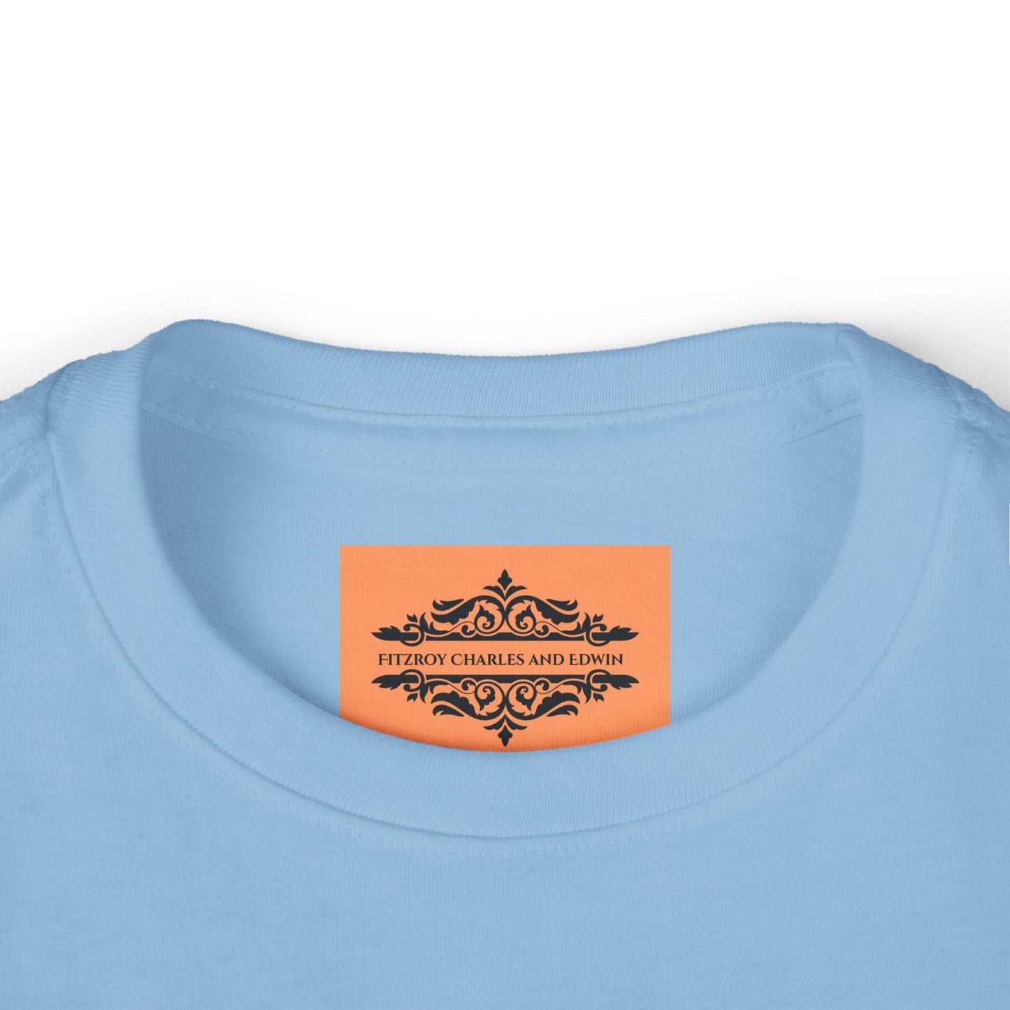 BIG ORANGE FLOWER TODDLER LONG SLEEVE TEE