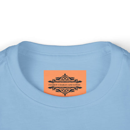 BIG ORANGE FLOWER TODDLER LONG SLEEVE TEE