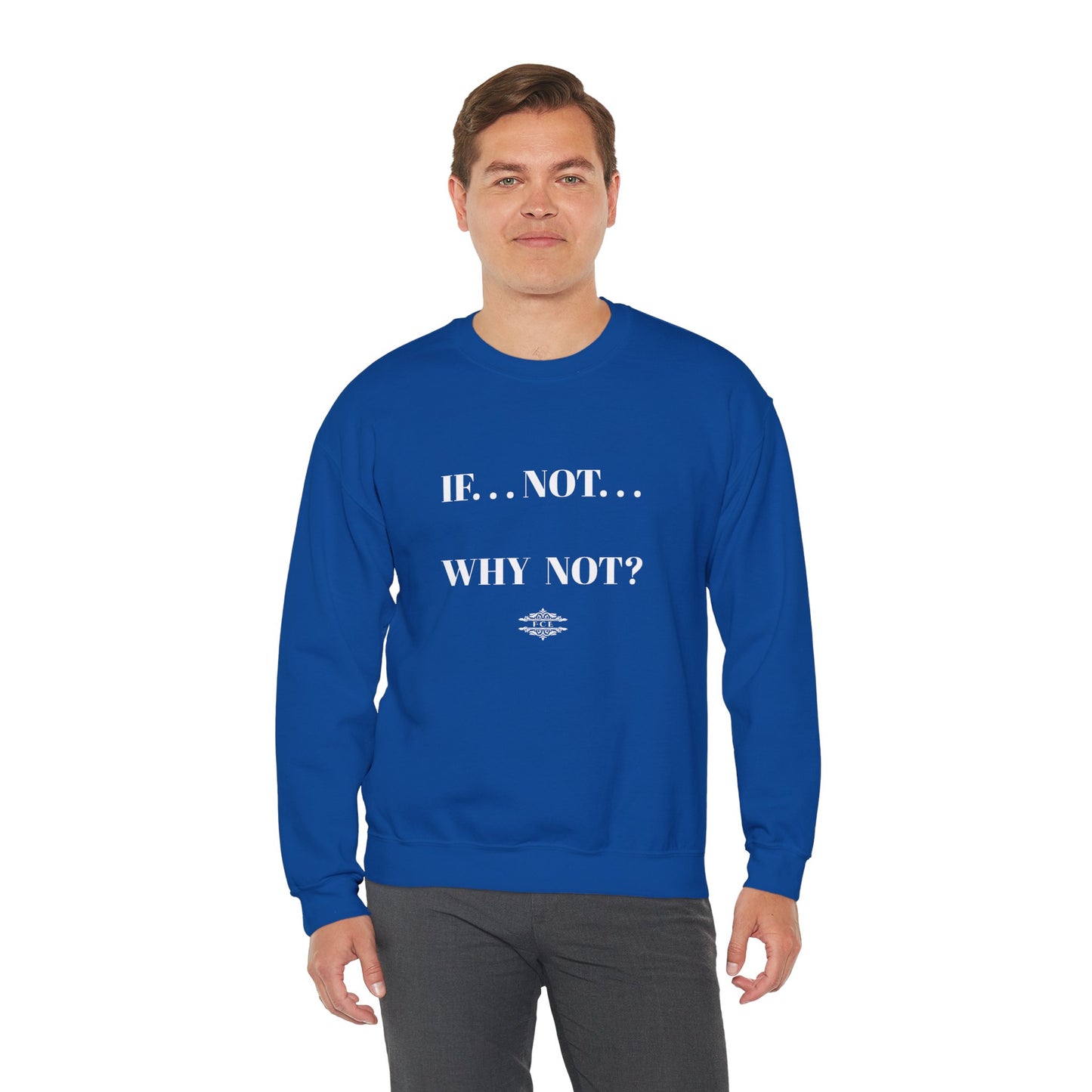 WHY NOT CREWNECK SWEATSHIRT