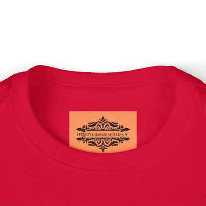 BIG ORANGE FLOWER TODDLER LONG SLEEVE TEE