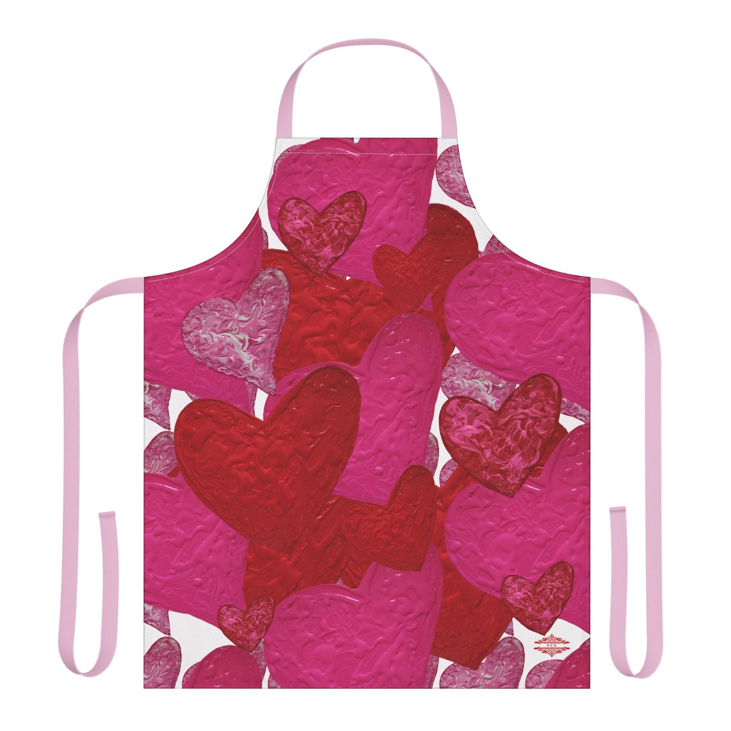 HEARTS HEARTS HEARTS APRON