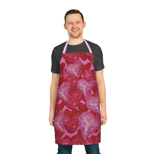 SWIRLY HEARTS APRON