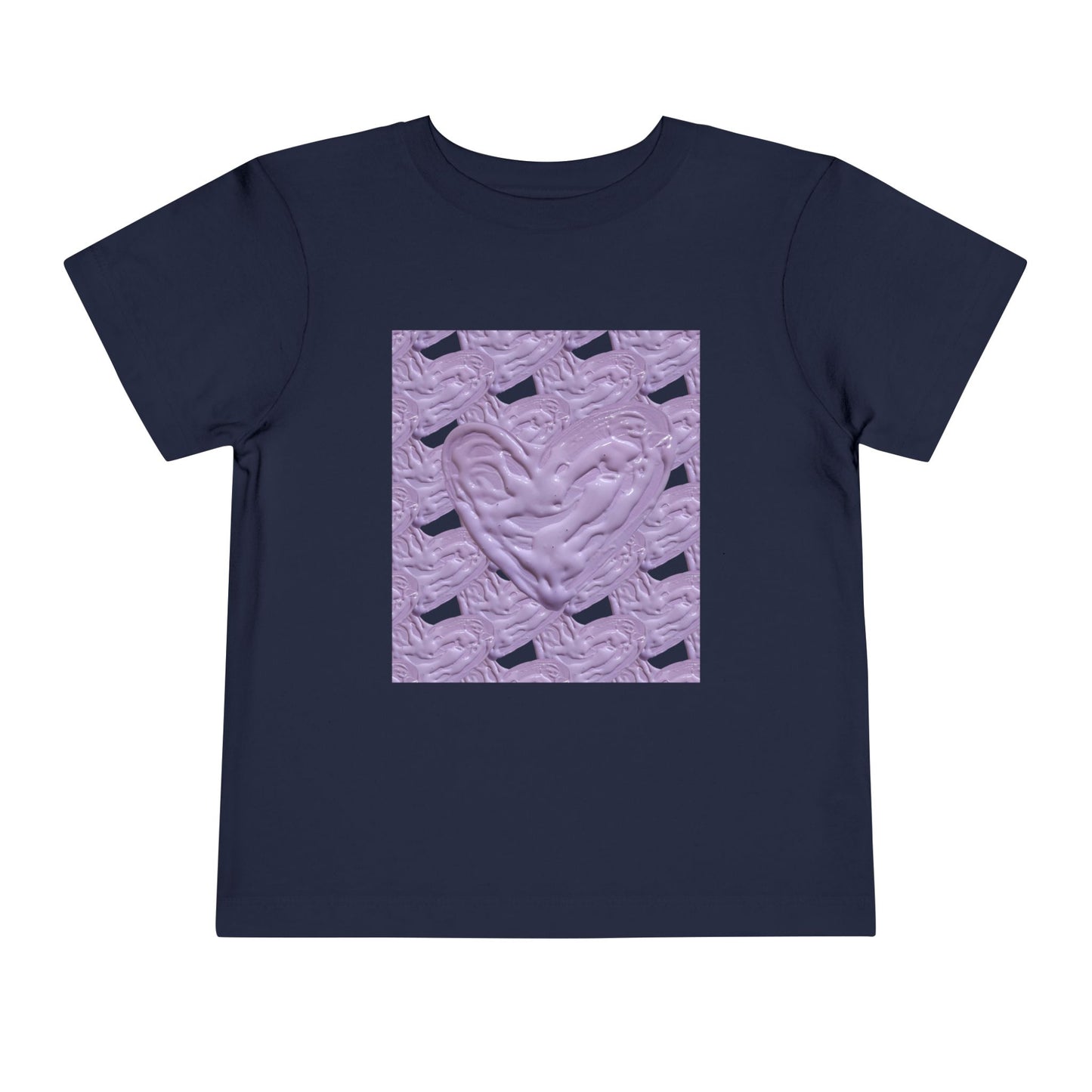 CUTE PURPLE HEART TODDLER TEE