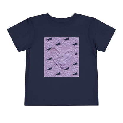 CUTE PURPLE HEART TODDLER TEE
