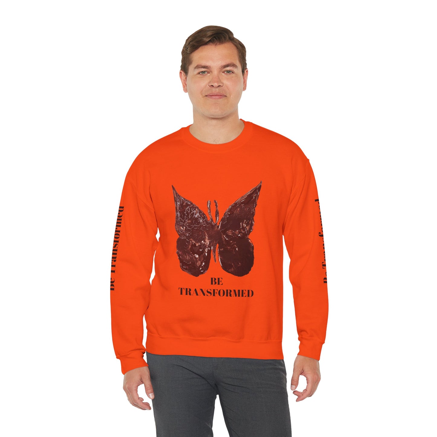 BE TRANSFORMED CREWNECK SWEATSHIRT