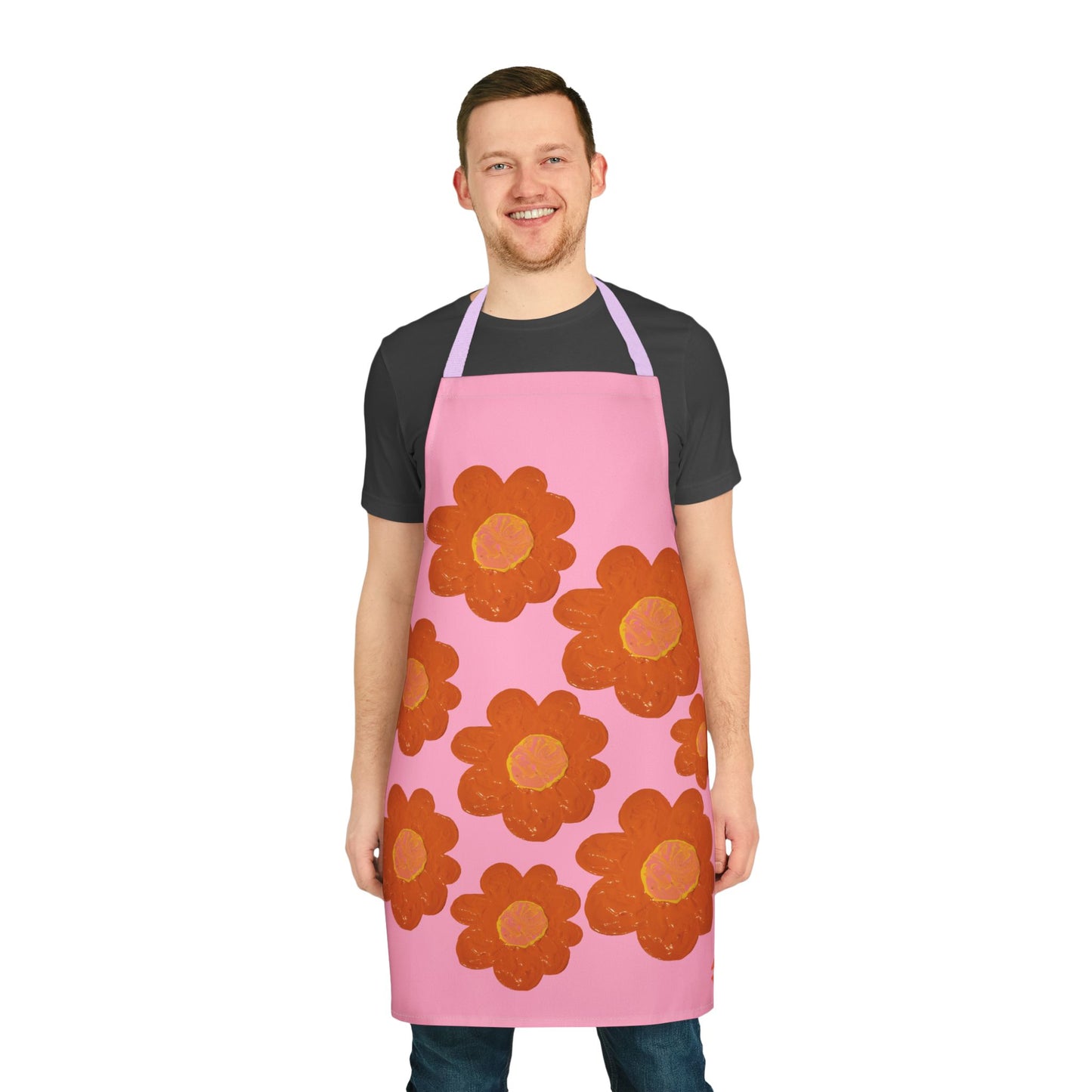 PINK FLORAL APRON