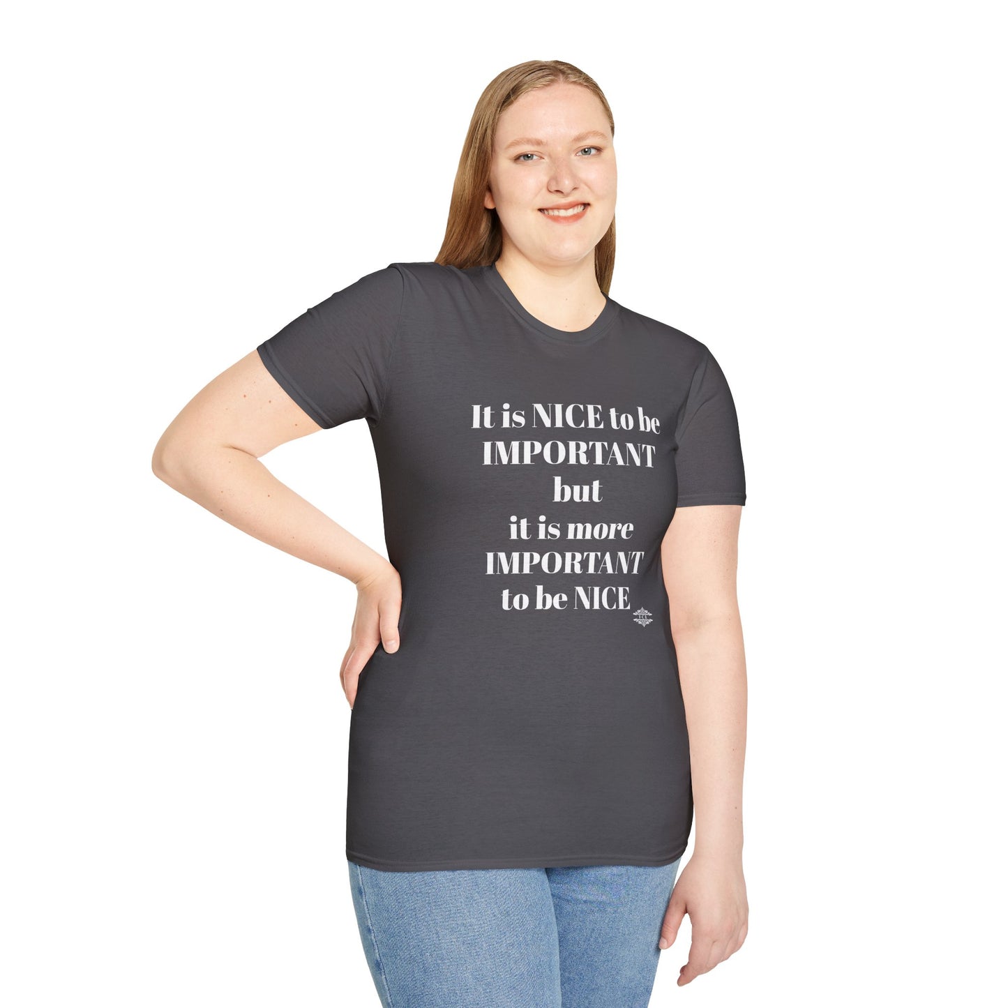 IT IS NICE TO BE IMPORTANT